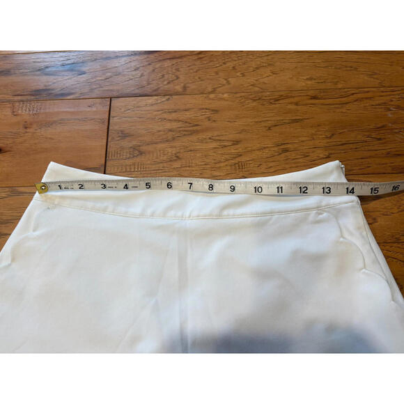 Vineyard Vines Performance Scallop Skort Sz 0 Athletic Skirt White Golf Tennis - Picture 9 of 9